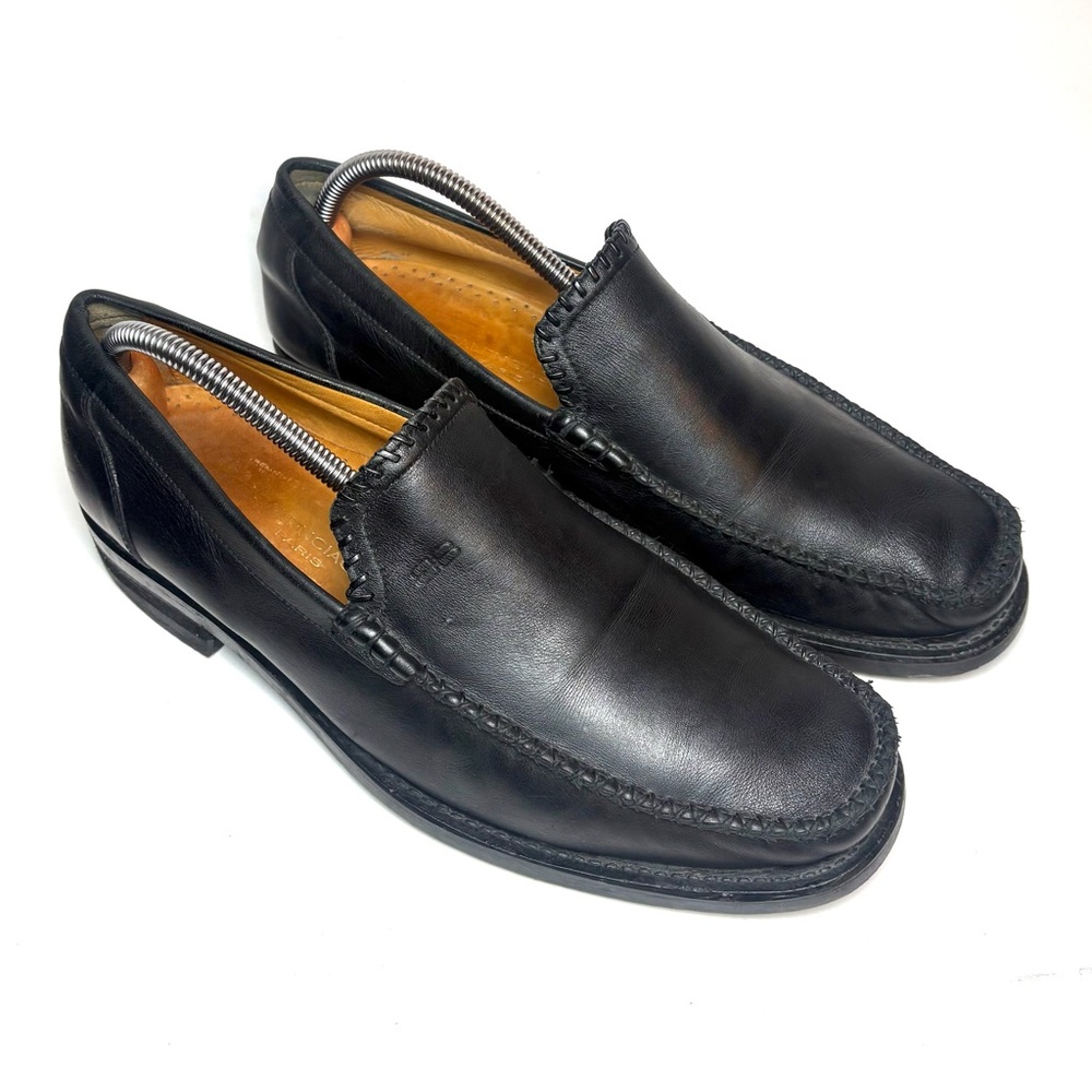 Balenciaga Italian Black Leather Driving Loafer | 9 - Picture 12 of 12
